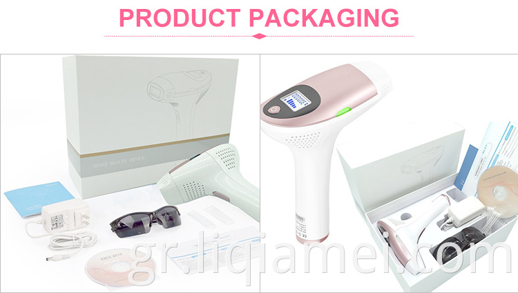 Rose Gold Home IPL Hair Removal Machine Laser Portable